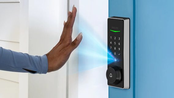 Philips представила розумний дверний замок, який «перетворює долоню на ключ»