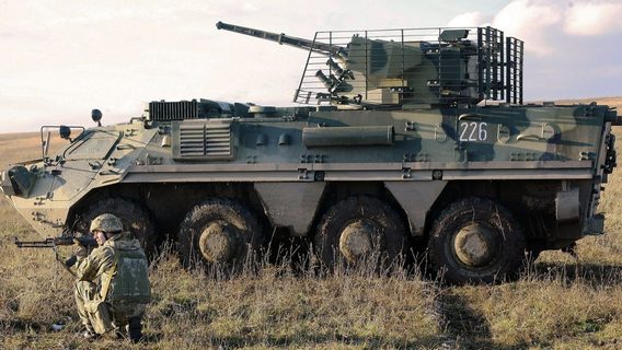 Українські військові показали БТР-4 «Буцефал», який був створений уже під час повномасштабного вторгнення