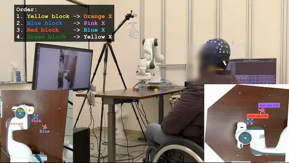 AI as a "co-pilot": Americans have developed a new technology that allows paralyzed people to control robotic arms with their thoughts