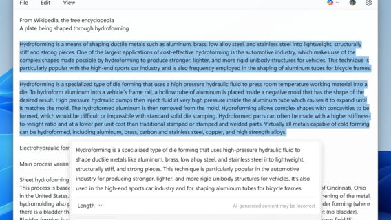 «Блокнот» у Windows 11 отримав ШІ помічника для створення текстових резюме