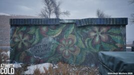 The developer of the Azimuth Cold project used Nano Banana AI to create mosaics at Ukrainian bus stops