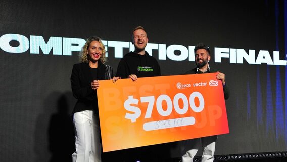 Linkos Group, together with media partner Vector, awarded the most interesting startup at IT Arena 2025
