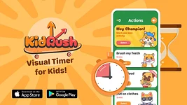 A Ukrainian designer has developed the KidRush app — a visual timer for children that will help avoid stress during school and kindergarten preparations