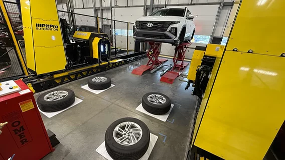 Canadian company PitPro has shown a robot that can change car tires. How does it work?