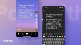 TikTok разрешил создавать текстовые публикации