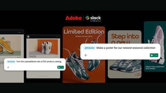 Adobe adds over 70 tools from Photoshop, Illustrator, and more to Slack