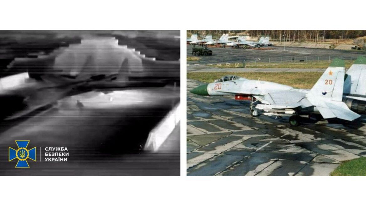 Дрони СБУ уразили два російські літаки Су-27 на аеродромі Бельбек, вартістю $70 млн