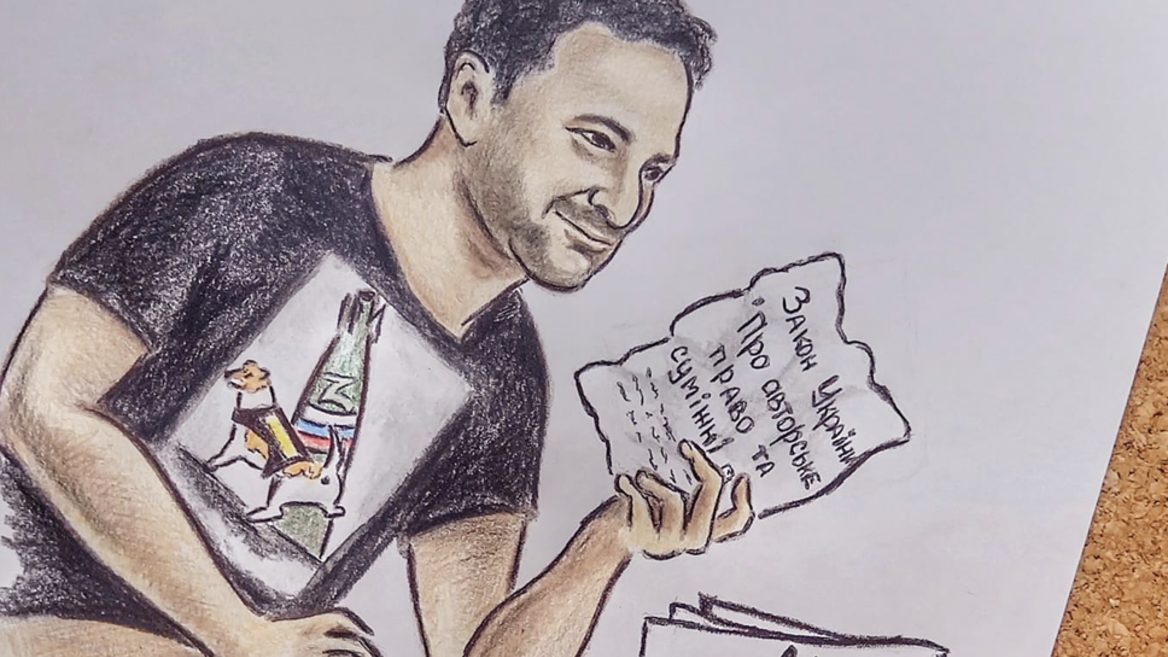 The author of the drawing with the Patron on the Ukrposhta stamp has claimed that her copyright has been violated. The company does not recognize this. Now there is a new sketch for the stamp - Smilyansky on the toilet