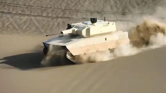 Китай представив роботизований танк, який може збивати дрони