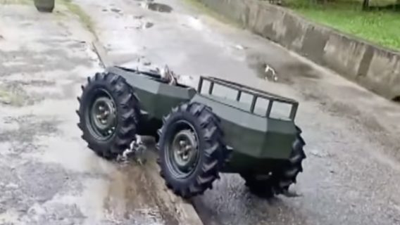 Запорожские изобретатели создали наземные беспилотники для ВСУ, которые могут перевозить до 800 кг груза: видео