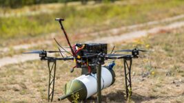 Fiber optic FPV drones 