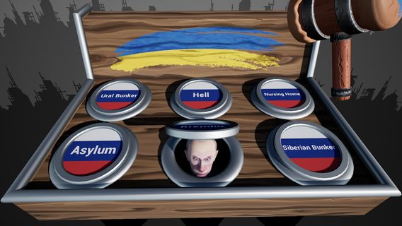 Харьковский разработчик создал игру, в которой путина можно бить молотком по голове