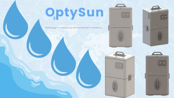 Харківські винахідники розробили пристрій для очищення та дезінфекції води будь-де. OptySun напуватиме воїнів ЗСУ і вирішуватиме екологічні проблеми людства