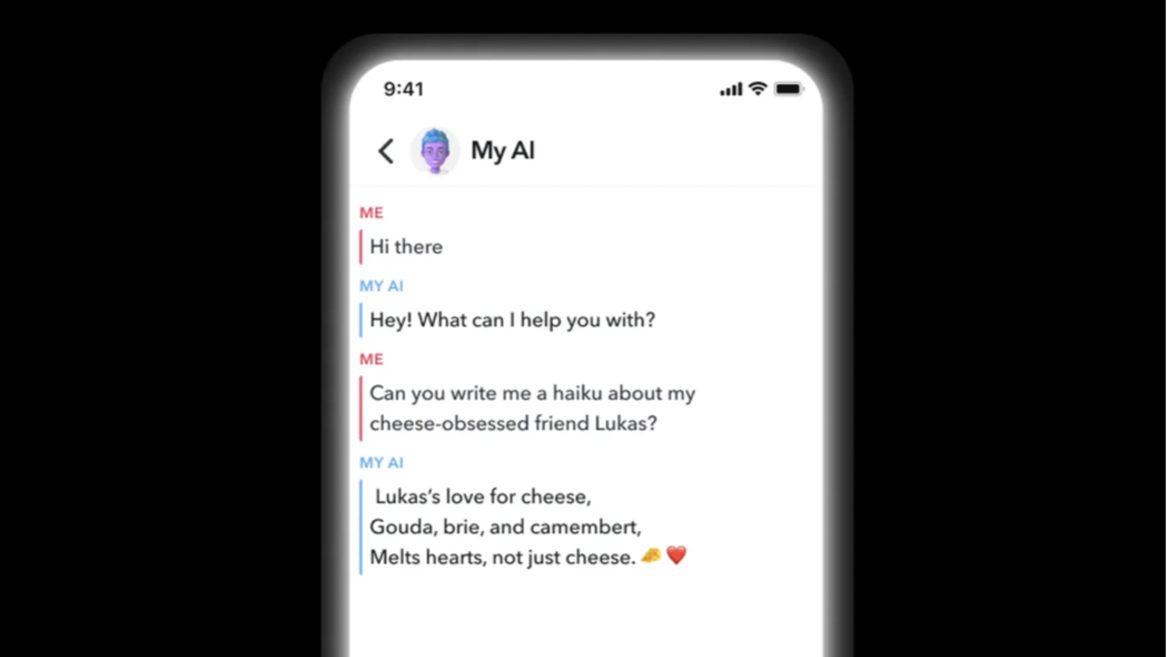 Snapchat випускає власного чат-бота зі штучним інтелектом на основі ChatGPT. З ним можна буде спілкуватися як з другом