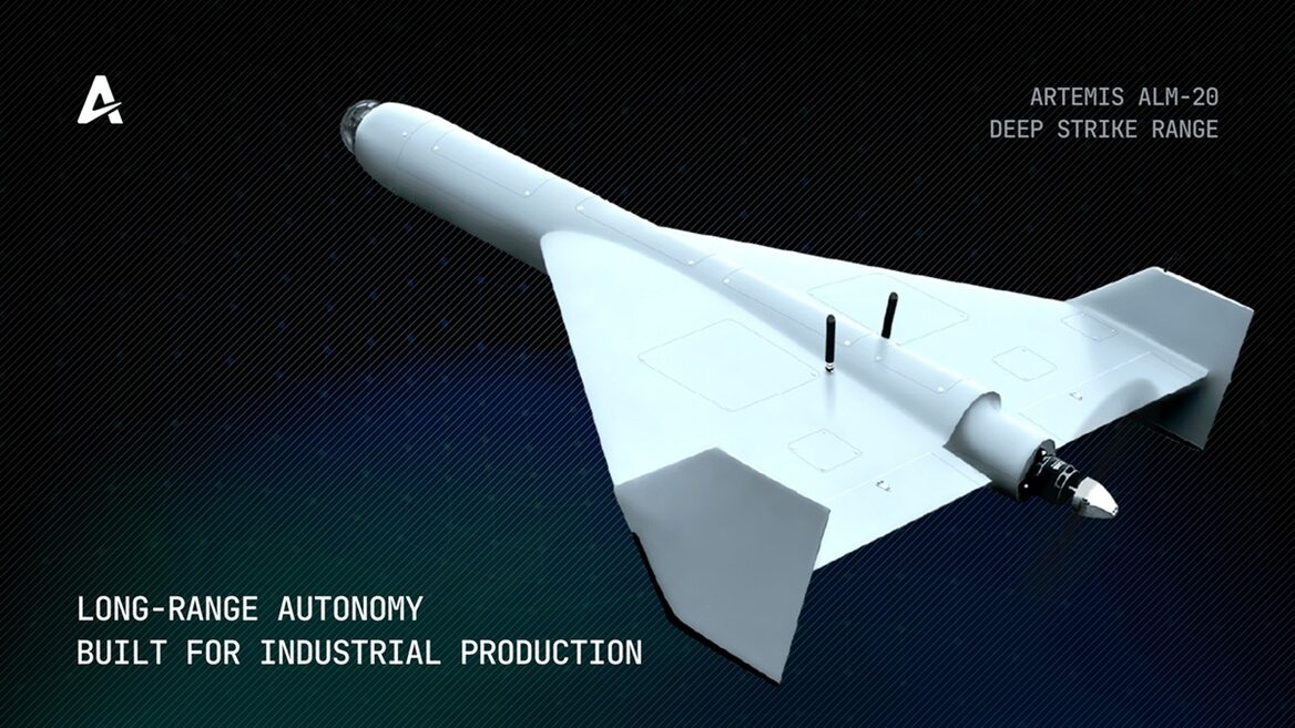 Українсько-американський дрон-камікадзе із ШІ Artemis ALM-20 з дальністю в 1600 км пройшов бойові тести та виходить на масштабування