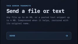 The developer created a tool for transferring files between phones via QR codes at speeds of up to 190 KB/s. How Decimen Optical Transfer works