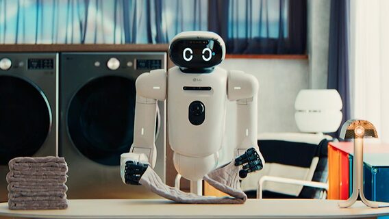 LG представила гуманоїдного робота CLOiD, який має виконувати різноманітні хатні справи