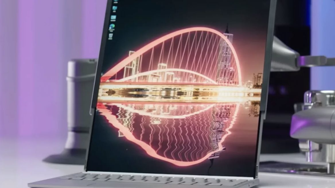 Lenovo презентовала ноутбук с растущим экраном: фото видео