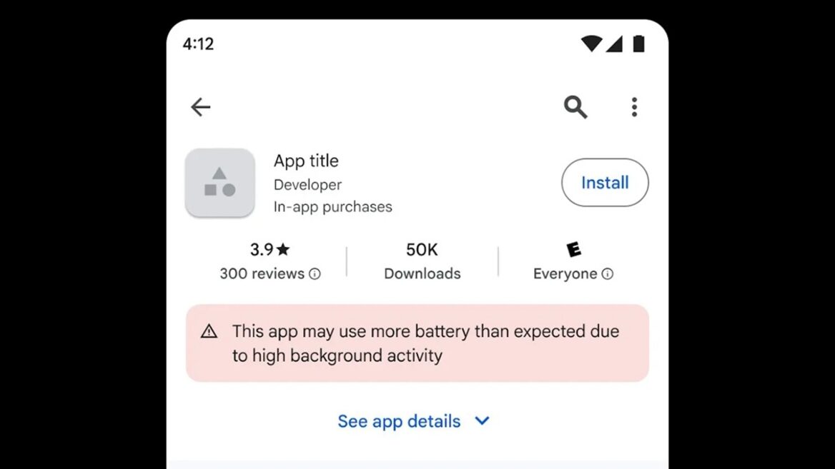 Google Play has started flagging apps that can drain your battery quickly