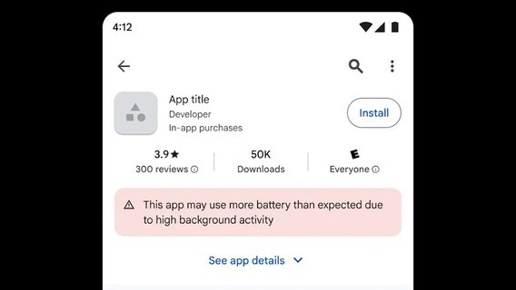 Google Play почав позначати застосунки, які можуть швидко розряджати батарею