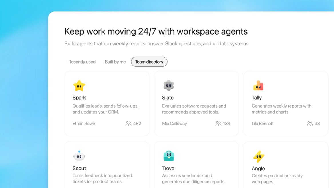 OpenAI представила Workspace Agents — автономних ШІ-агентів які можуть працювати в робочих інструментах на кшталт Slack чи Google Drive
