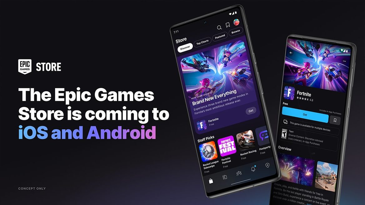 Магазин ігор Epic Games Store зявиться на Android та iOS