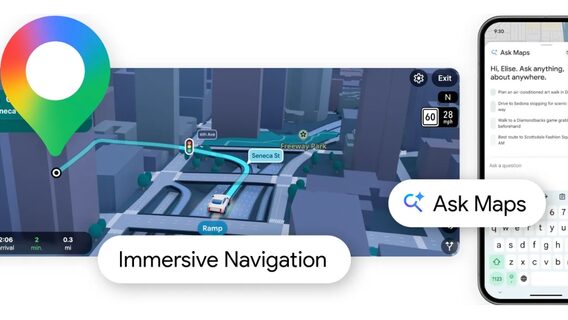 Google Maps отримала ШІ-пошук на базі Gemini та новий 3D-режим навігації