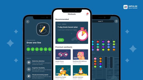 Украинское приложение для тренировки мозга Impulse стало самым загружаемым в App Store