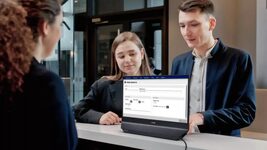 Philips introduces a two-sided monitor: the perfect solution for presentations, collaboration and saving desk space