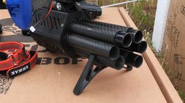 Ukrainian 3DTech created a Predator Shooter interceptor drone with a six-barreled 12-gauge cannon