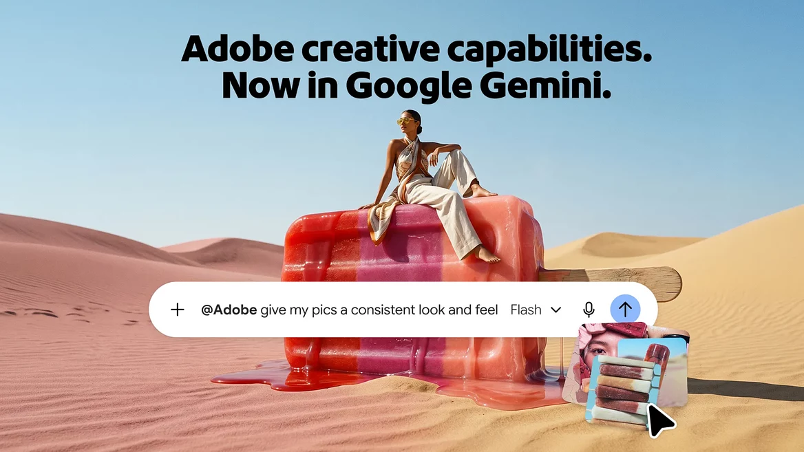 Adobe integrates Photoshop into Google Gemini chatbot