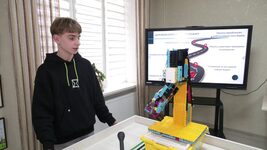 A ninth-grader from the Rivne region created a rehabilitation simulator from Lego