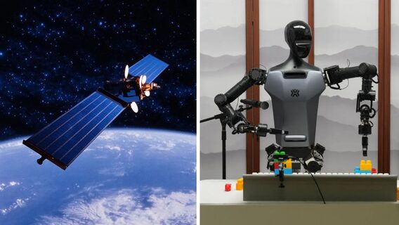 Китайська компанія X-Humanoid перша у світі під’єднала гуманоїдного робота напряму до супутника на орбіті й зуміла передати відео