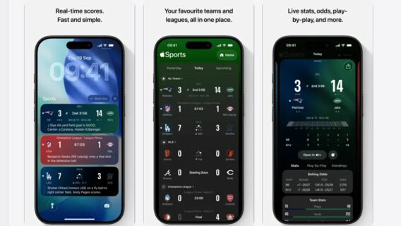 Додаток Apple Sports віднині доступний в Україні. Що він пропонує для користувачів