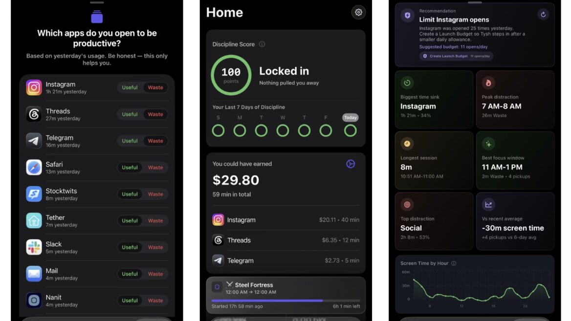 Діма Малєєв створив iOS-застосунок для цифрового детоксу майже повністю за допомогою AI. Як працює «захисник часу» Tysh