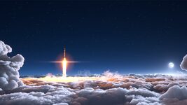During a large-scale war, the GUR launched rocket carriers into space twice: one of the launches reached an altitude of 204 km.