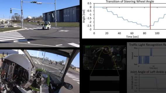 Японські вчені розробили та навчили робота-гуманоїда керувати електромобілем (відео)