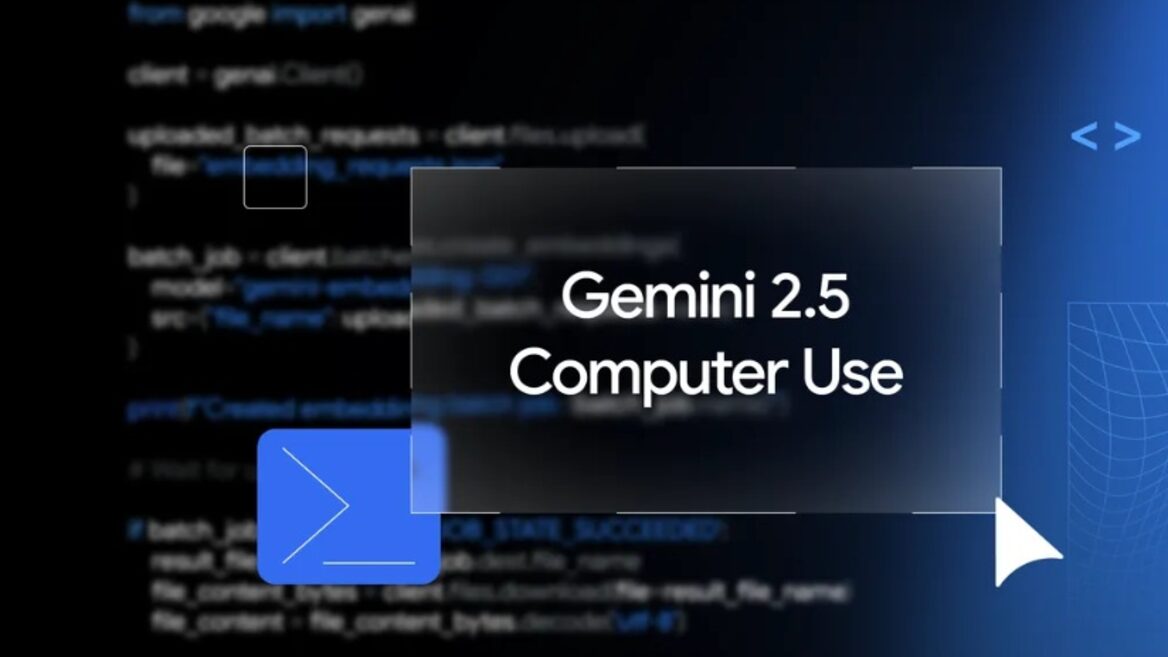 Google представила Gemini 2.5 Computer Use: ШІ-модель працює в браузері як людина — клікає друкує та скролить 