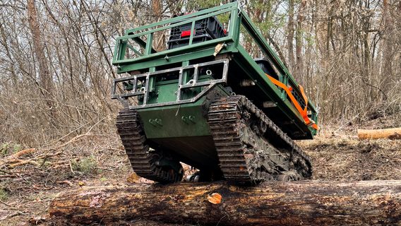 ЗСУ отримали роботизованих «Віслюків», які можуть нести до 200 кг корисного вантажу або щогли радіозв’язку