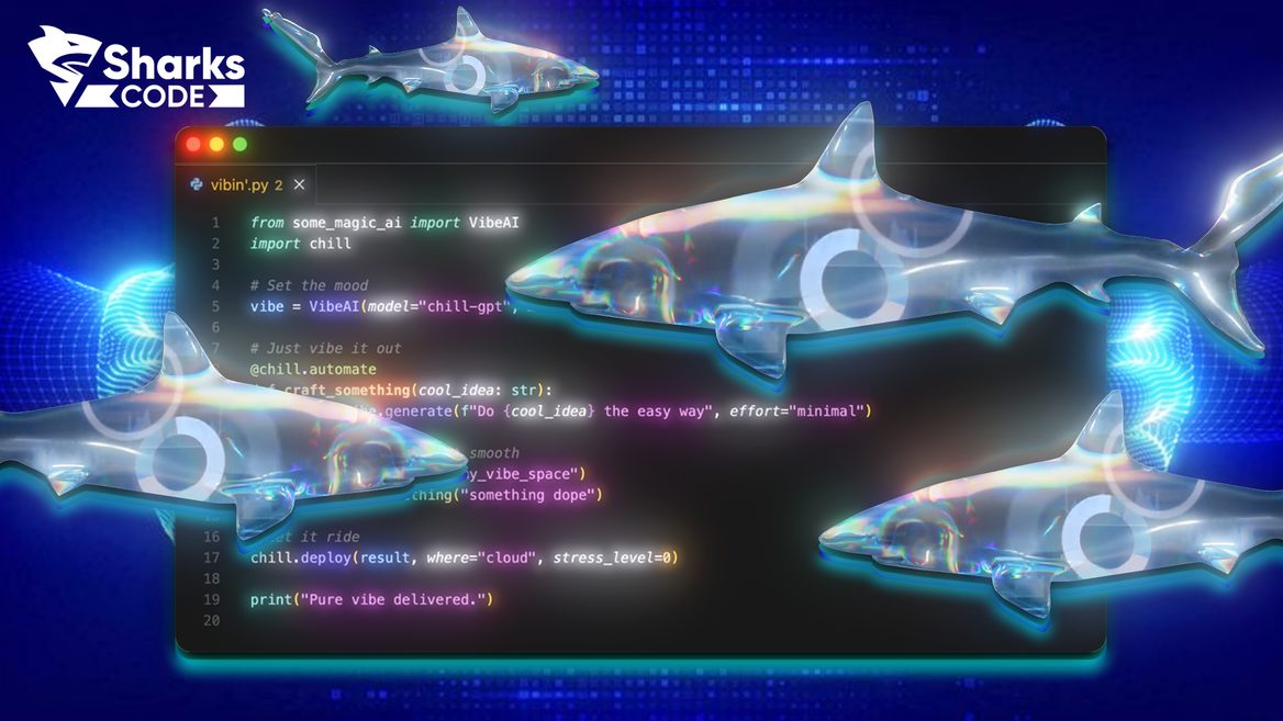«Код згенерований ШІ у чистому вигляді до проєкту не потрапляє». CTO SharksCode про Vibe coding допомогу ШІ та перспективи розвитку IT