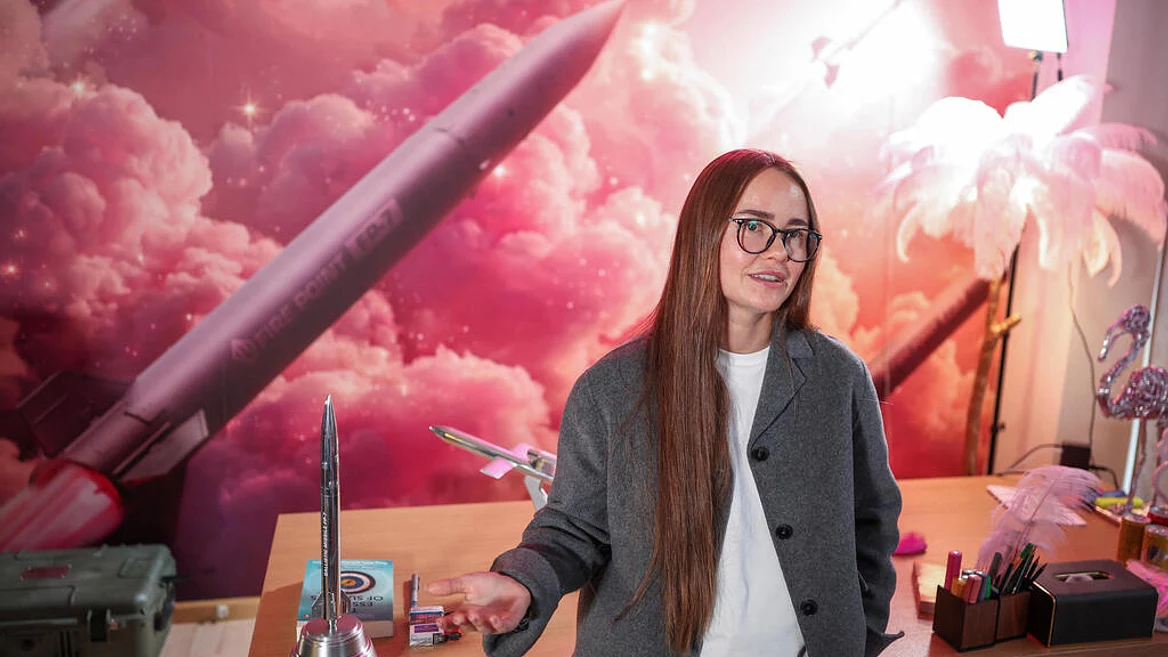 Fire Point CEO Iryna Terek registered the MILFTECH trademark to attract women to the defense industry