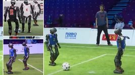The Chinese will hold a football match with fully autonomous humanoid robots