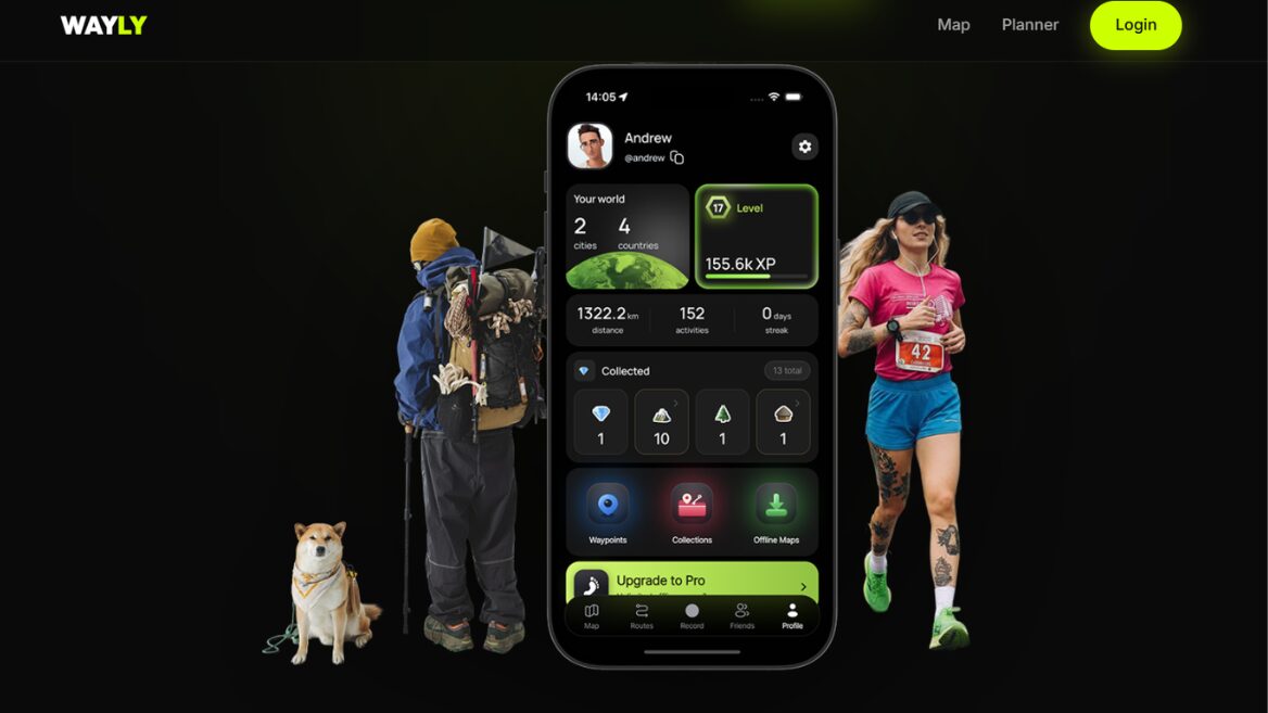 A Ukrainian IT guy created an app for tracking trips. How Wayly will help travelers, hikers, and cyclists