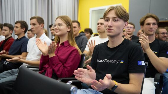 Estonia opened a programming school in Zhytomyr and financed the construction of a bomb shelter
