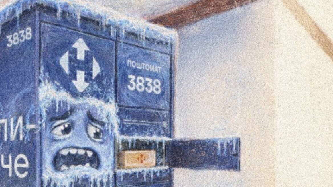 У «Новій пошті» розповіли, як визволити свою посилку з замерзлого поштомату. Що можна робити, а що ні