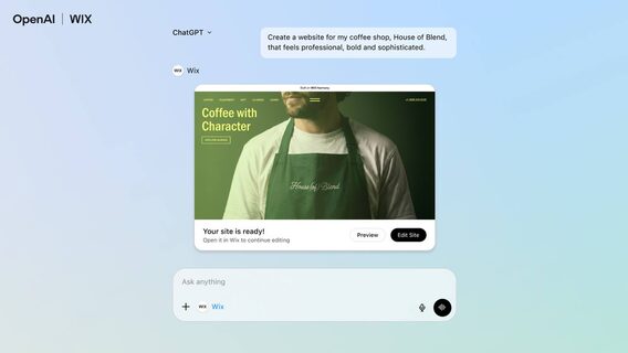 Wix запускає застосунок у ChatGPT: можна створити сайт за допомогою тексту або голосу