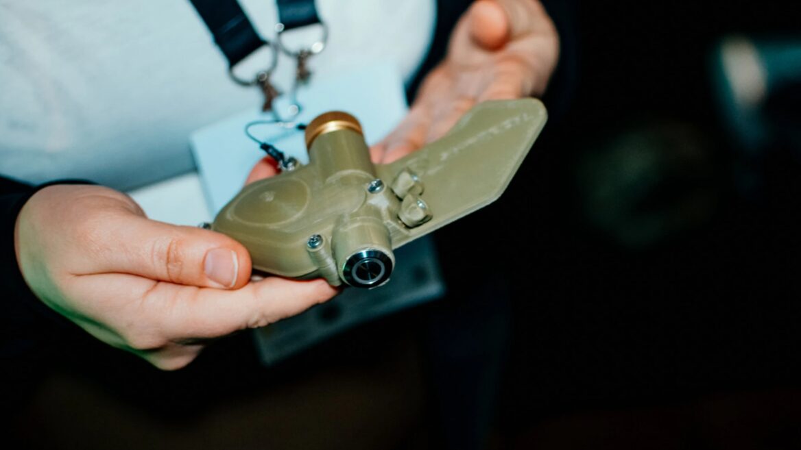 Ukrainian SKIFTECH created reusable "petal" mine and kamikaze drone simulators