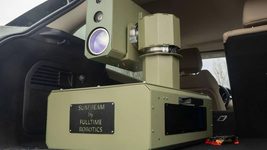Ukrainian company Fulltime Robotics showed a portable laser to combat FPV drones