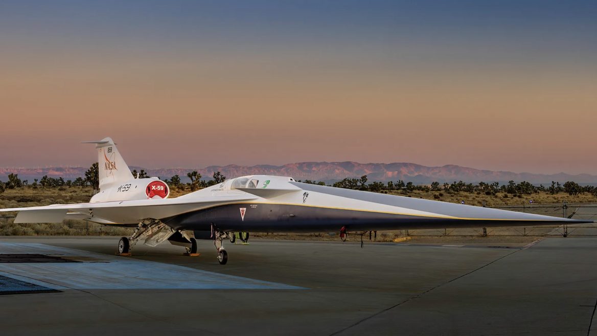 NASA і Lockheed Martin представили новий тихий надзвуковий літак X-59