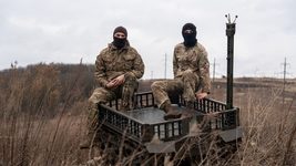 Тернопільські «Мурахи» — наземні дрони — допомагають захисникам Харківського напрямку в боротьбі з ворогом 